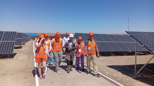 Преподаватели ведущих университетов Центральной Азии посетили СЭС 2 МВт ТОО «Samruk-Green Energy»