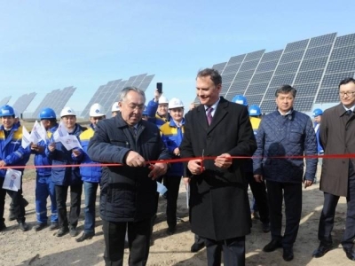 В Капшагае запущена первая в СНГ энергоаккумулирующая система